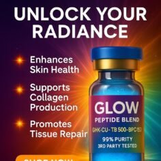 GLOW 70mg GTB Blend Vial/ Kit (Single vial)