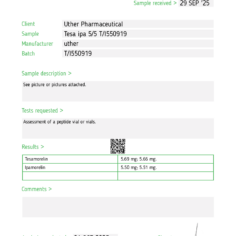 BIMORELIN™ — Tesamorelin + Ipamorelin Blend 10 mg vial