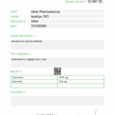 BIMORELIN™ — Tesamorelin + Ipamorelin Blend 10 mg vial