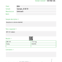 BPC-157 10mg Vial/Kit BC10 10 mg vial