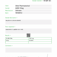 TB-500 10mg Vial/ Kit 10 vial