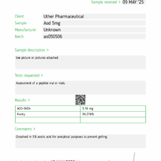 AOD-9604 5mg Vial/ Kit (single vial)