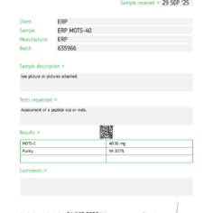Mots-C Kit 10mg kit (100mg)