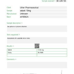 Selank 10mg Vial Single Vial