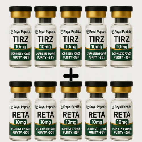 Tirzepatide + Retatrutide 10mg – Mix Kit (5+5 Pack)
