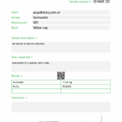 Sermorelin 10mg Kit (100mg)