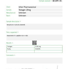 33eee Bioregulator Research Peptide Kit- Vesugen