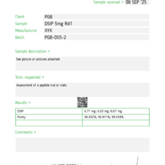 DSIP- Delta Sleep Inducing Peptide 10mg vial