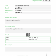 39eeee GHK-Cu Peptide Vial 100mg Vial