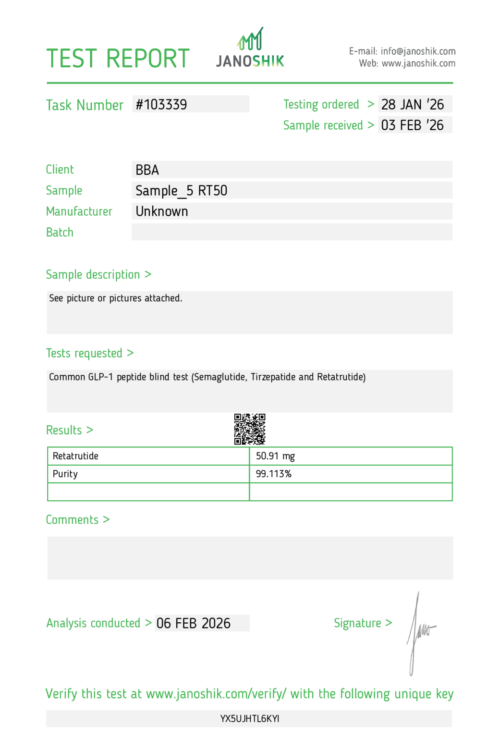 Retatrutide 10-Vial Bulk Kit RT 10mg Kit (100mg)
