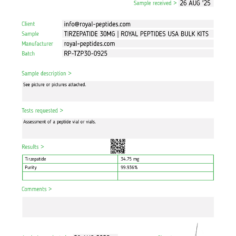 Tirzepatide 10-Vial Bulk Kit TR 10mg Kit (100mg)